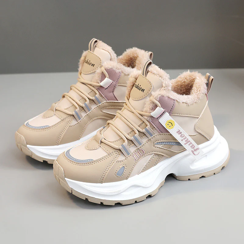 Damen gefütterte Winter-Sneaker mit rutschfester Sohle und atmungsaktivem Obermaterial Heidi Mode - Image 7