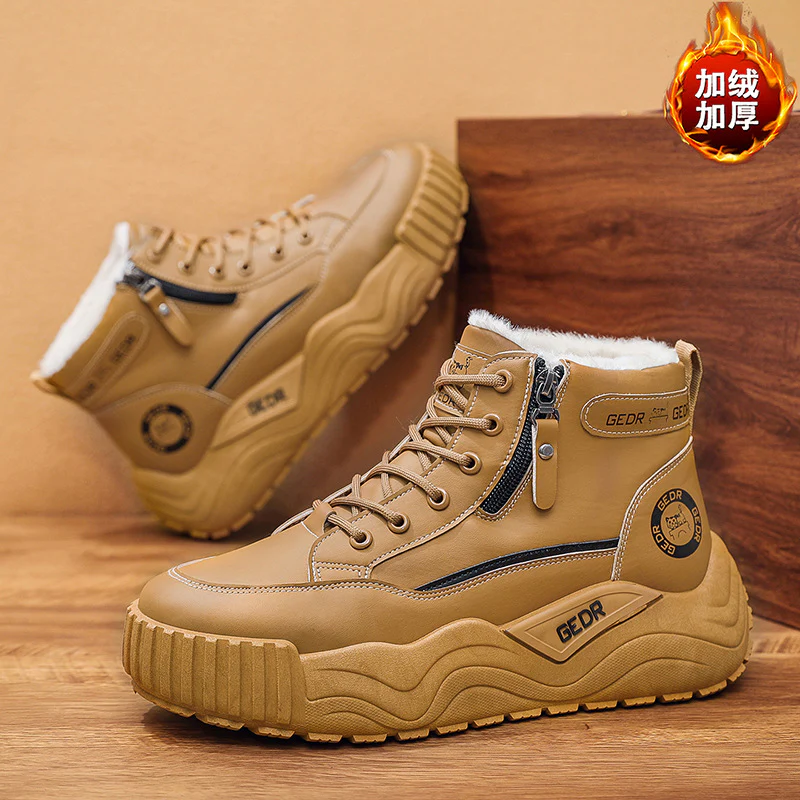 Damen Gefütterte Winterstiefel mit rutschfester Sohle und praktischem Reißverschluss Heidi Mode - Image 3
