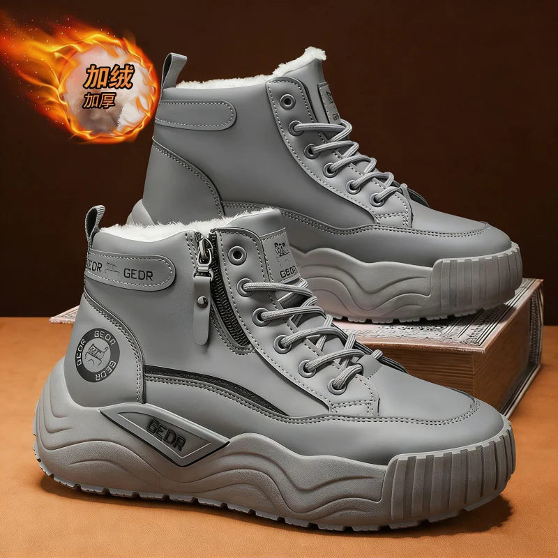 Damen Gefütterte Winterstiefel mit rutschfester Sohle und praktischem Reißverschluss Heidi Mode - Image 8