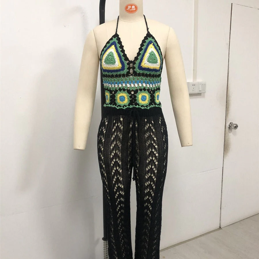 Bohemianische Handgehäkelte Bralette Bikini Oberteil Heidi-Mode - Image 8