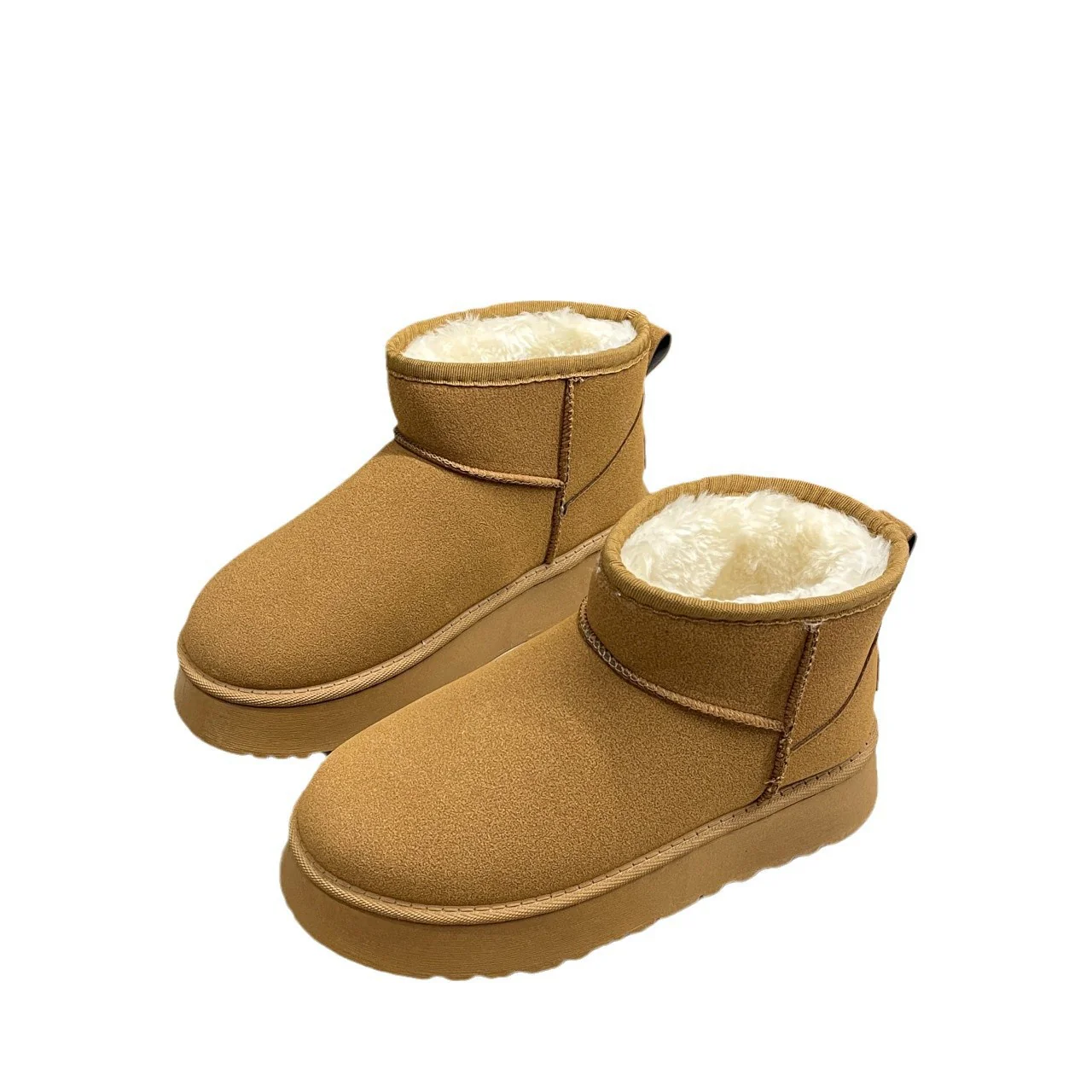 Damen Gemütliche Fleece-Stiefeletten Heidi Mode - Image 5