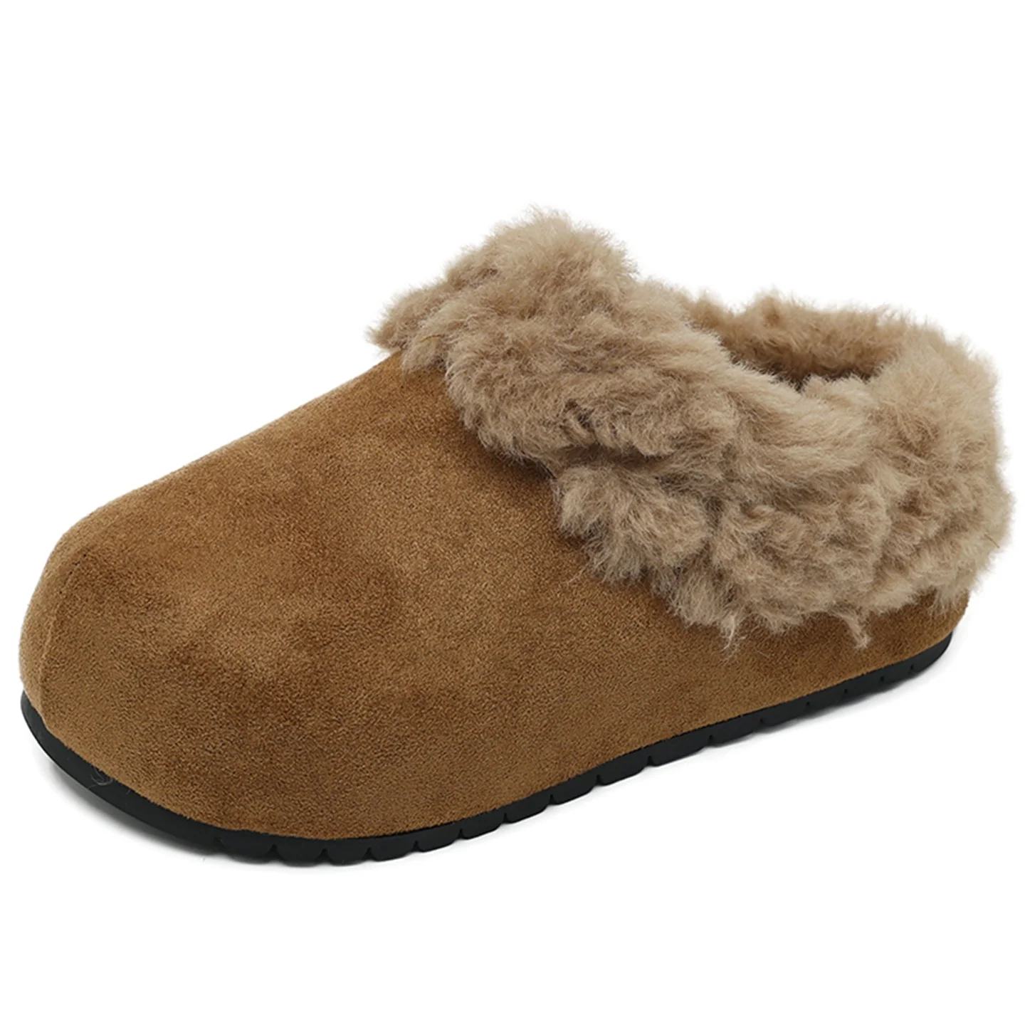 Damen gemütliche Hausschuhe mit flauschigem Kunstfellrand Heidi Mode - Image 5