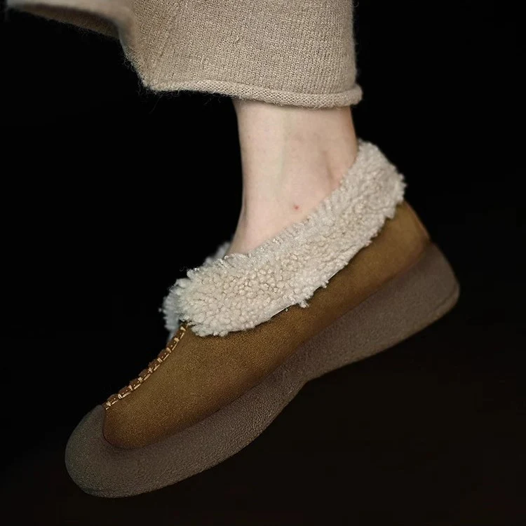 Damen gemütliche Hausschuhe mit kuscheligem Fleecekragen Heidi Mode - Image 3