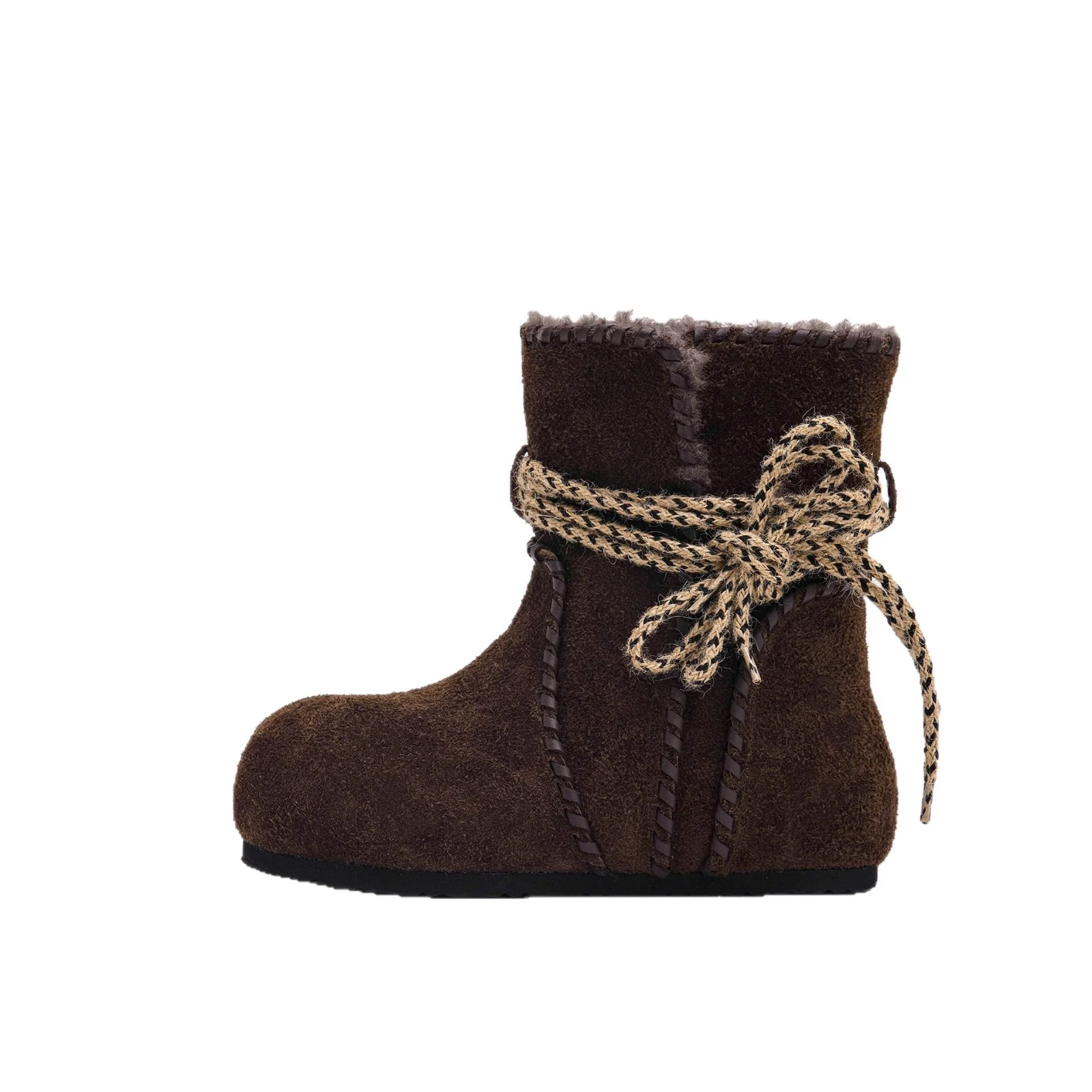 Damen gemütliche Hausschuhe mit stimmungsvollem Schnürdesign Heidi Mode - Image 5
