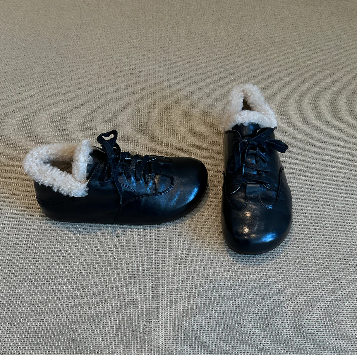 Damen gemütliche Schnürschuhe mit warmem Fleece-Futter Heidi Mode - Image 6