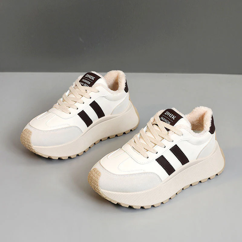 Damen gemütliche und stylische Sneakers mit kuscheligem Innenfutter Heidi Mode - Image 2