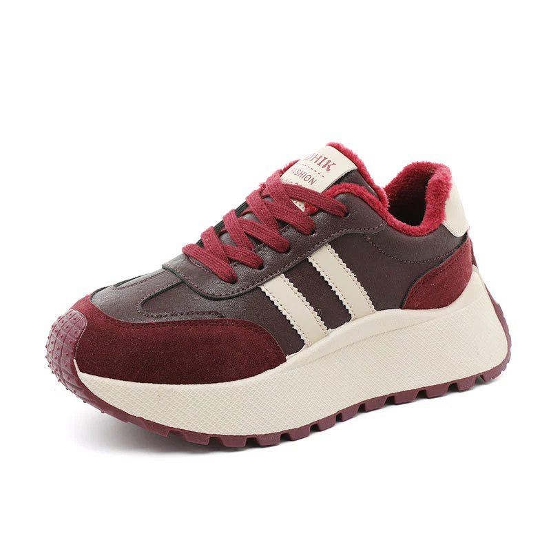 Damen gemütliche und stylische Sneakers mit kuscheligem Innenfutter Heidi Mode - Image 5