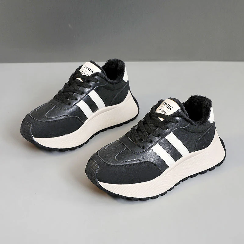 Damen gemütliche und stylische Sneakers mit kuscheligem Innenfutter Heidi Mode - Image 8