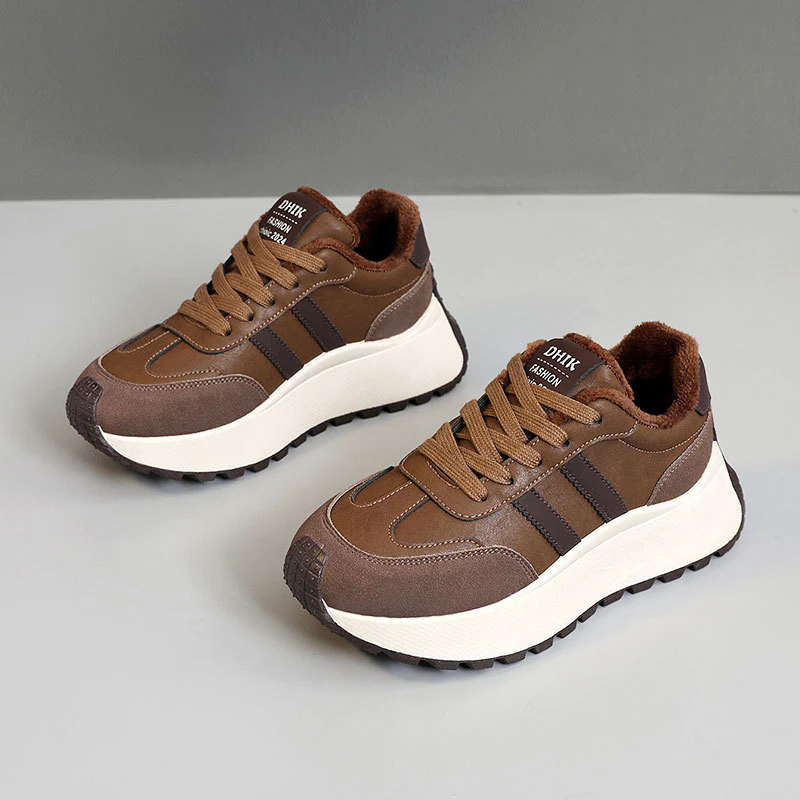 Damen gemütliche und stylische Sneakers mit kuscheligem Innenfutter Heidi Mode - Image 9