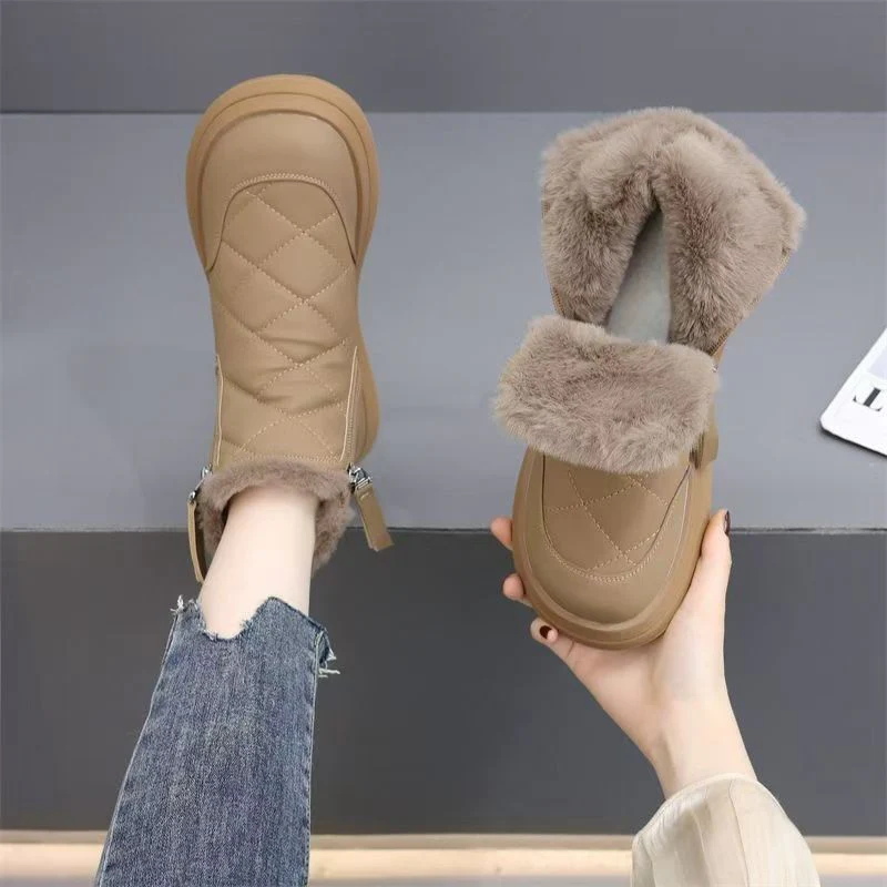 Damen gepolsterte Winterstiefel mit Fleecefutter Heidi Mode - Image 2