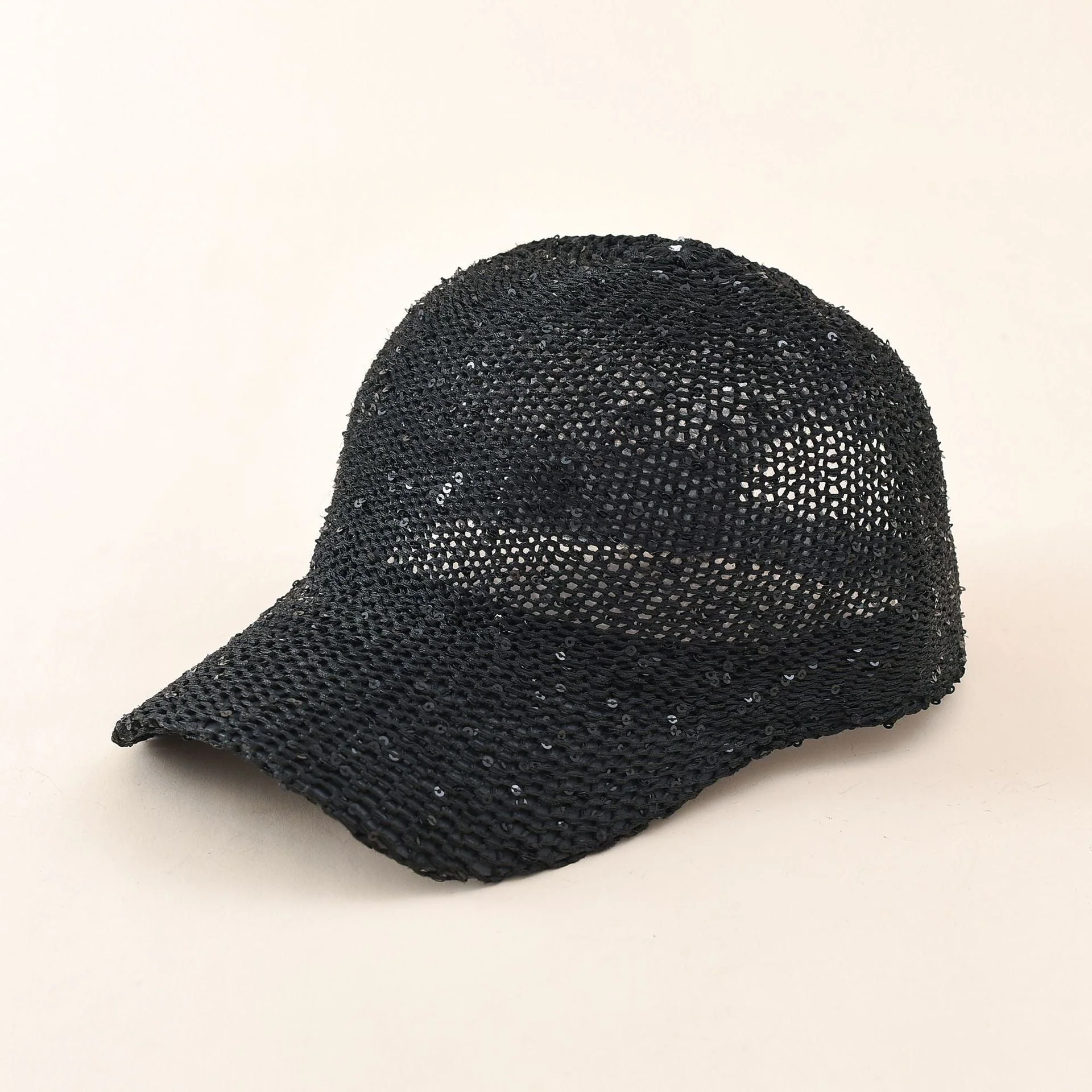 Damen Glitzernde Baseballmütze mit Netzstruktur Heidi-Mode - Image 7