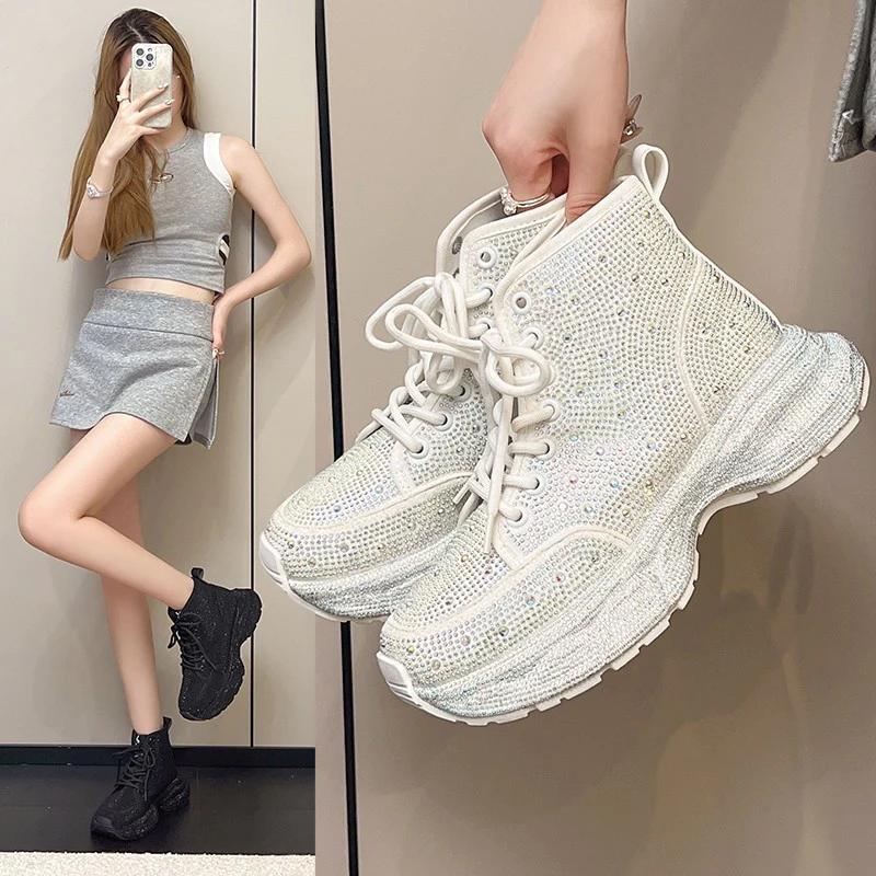 Damen Glitzernde Sneaker mit modischem Design Heidi Mode - Image 7