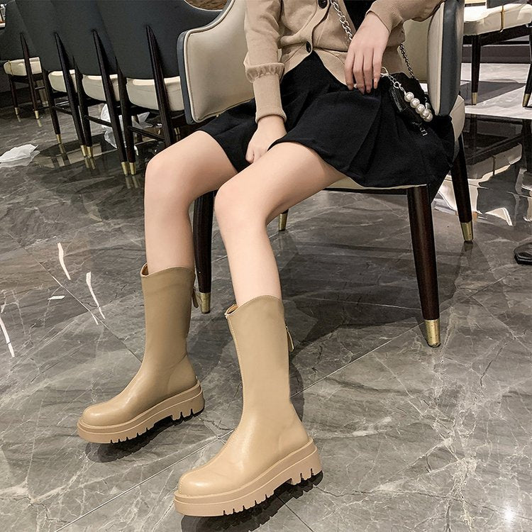 Damen Gummi-Stiefel mit Rutschfester Sohle und Hohem Schaft Heidi-Mode - Image 6