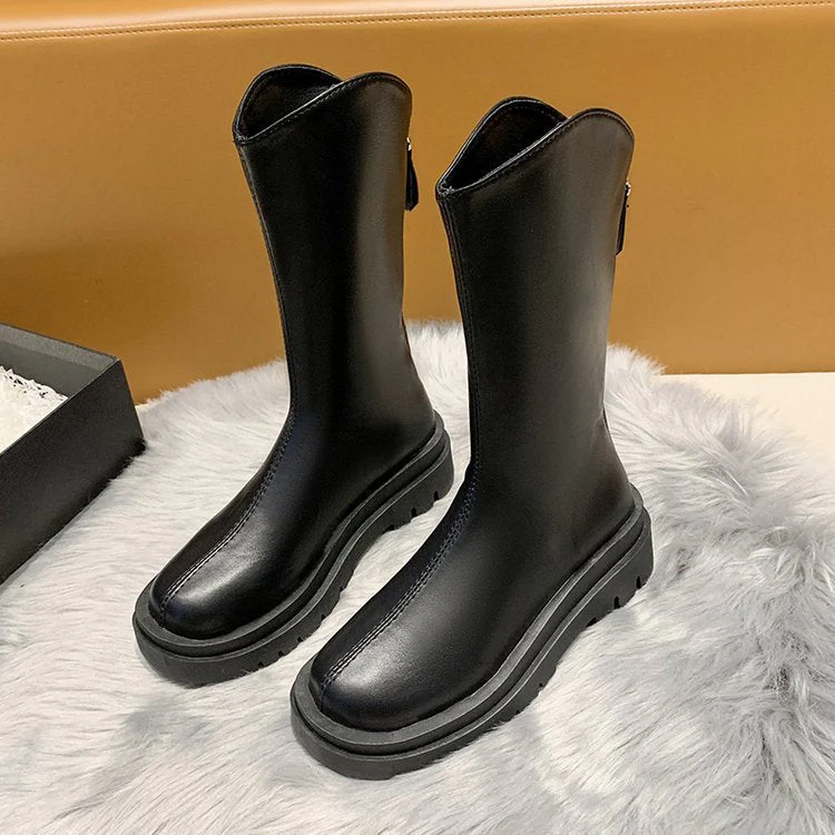 Damen Gummi-Stiefel mit Rutschfester Sohle und Hohem Schaft Heidi-Mode - Image 8