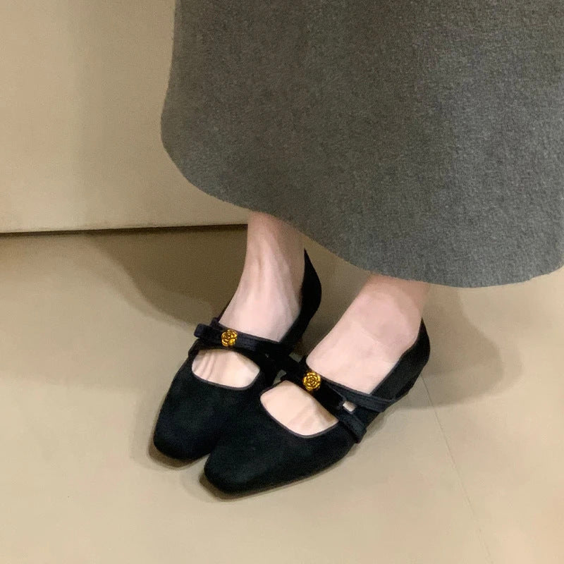 Damen Halbschuhe mit elegantem Riemen und angenehm gepolstertem Fußbett Heidi Mode - Image 4