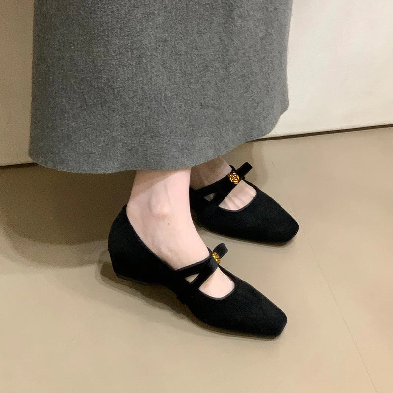 Damen Halbschuhe mit elegantem Riemen und angenehm gepolstertem Fußbett Heidi Mode - Image 6