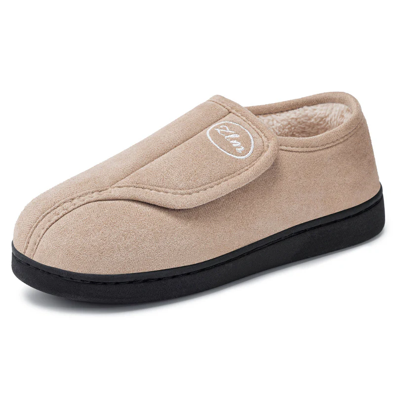 Damen Hausschuhe mit elastischem Klettverschluss und weichem Futter Heidi Mode - Image 7