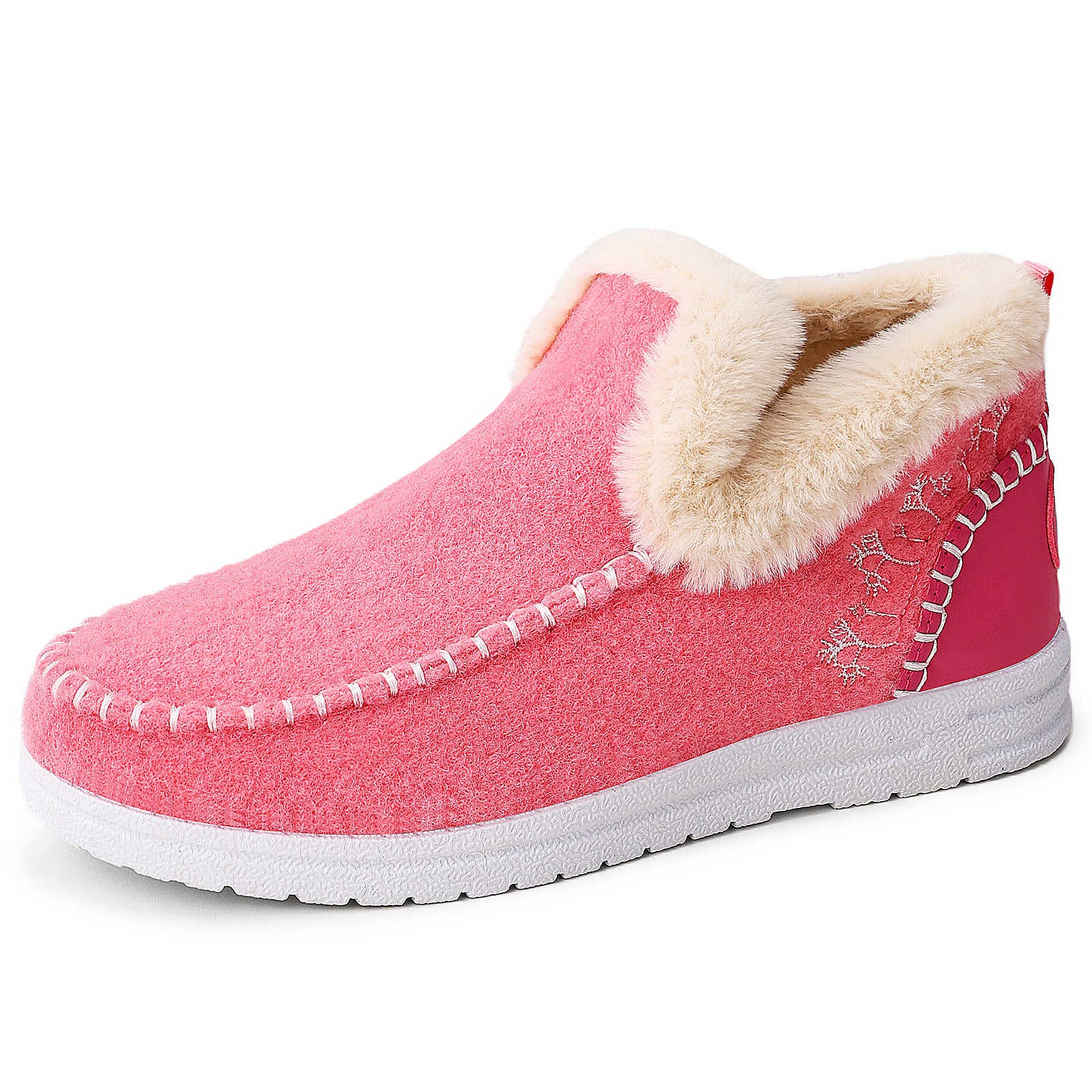Damen Hausschuhe mit Kuschelfutter und elastischem Einstieg Heidi Mode - Image 7