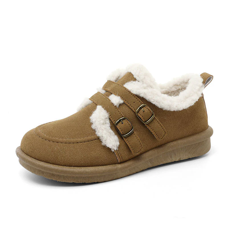 Damen Hausschuhe mit Kuschelfutter und praktischen Klettverschlüssen Heidi Mode - Image 5