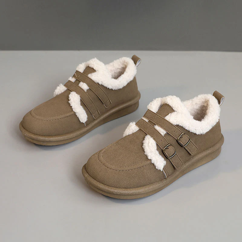 Damen Hausschuhe mit Kuschelfutter und praktischen Klettverschlüssen Heidi Mode - Image 6