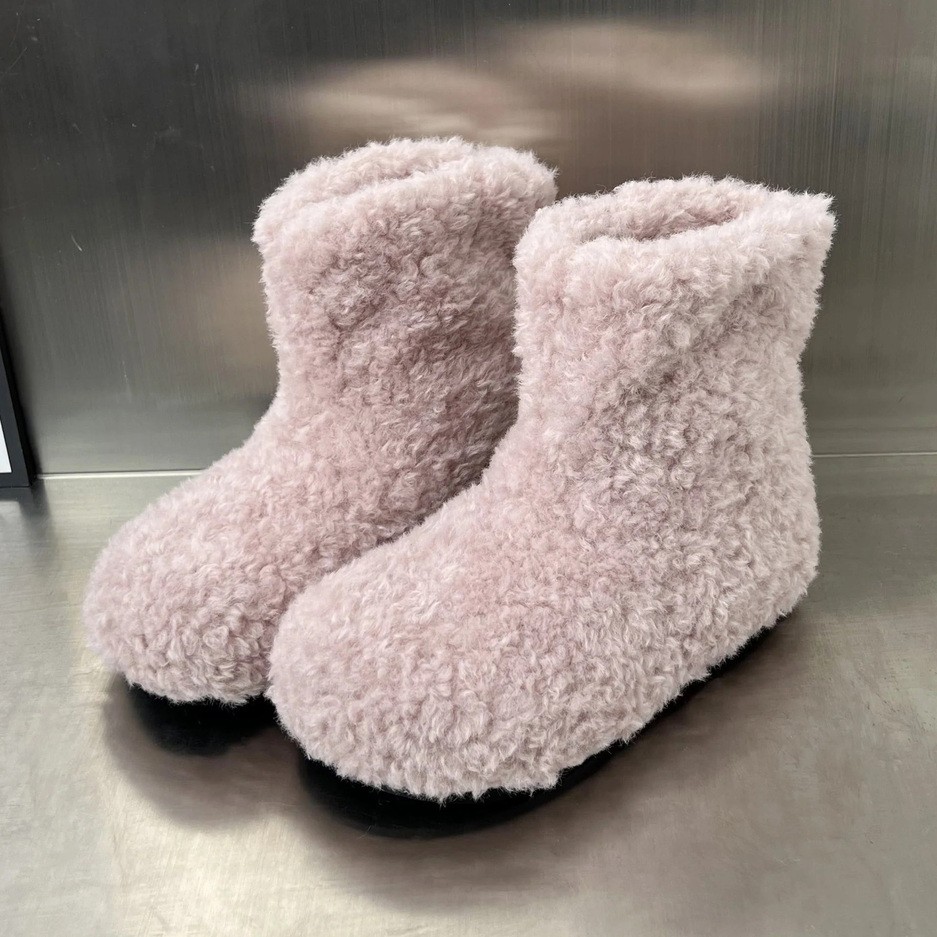 Damen Hausschuhe mit kuscheligem Futter und rutschfester Sohle Heidi Mode - Image 8