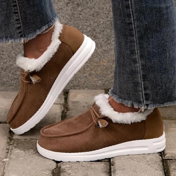 Damen Hausschuhe mit kuscheligem Futter und rutschfester Sohle Heidi Mode - Image 5