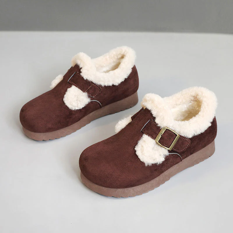 Damen Hausschuhe mit kuscheligem Innenfutter und modischem Schließen Heidi Mode - Image 9