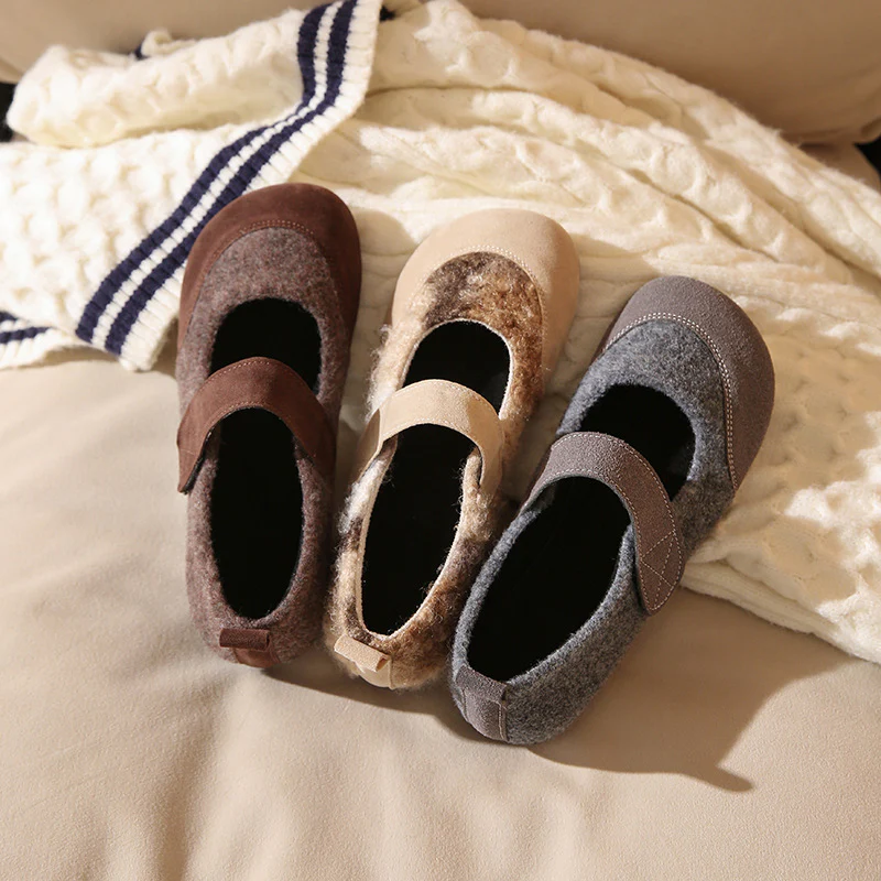 Damen Hausschuhe mit verstellbarem Riemen und weichem Innenfutter Heidi Mode - Image 2