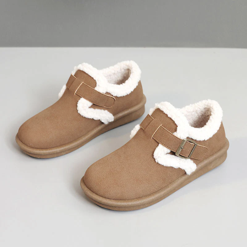 Damen Hausschuhe mit warmem Fleece-Futter und verstellbarem Riemen Heidi Mode - Image 7