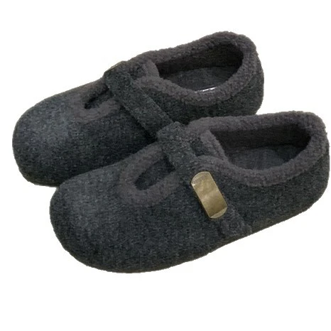 Damen Hausschuhe mit weichem Fleece-Innenfutter und modischem Schnallenverschluss Heidi Mode - Image 5