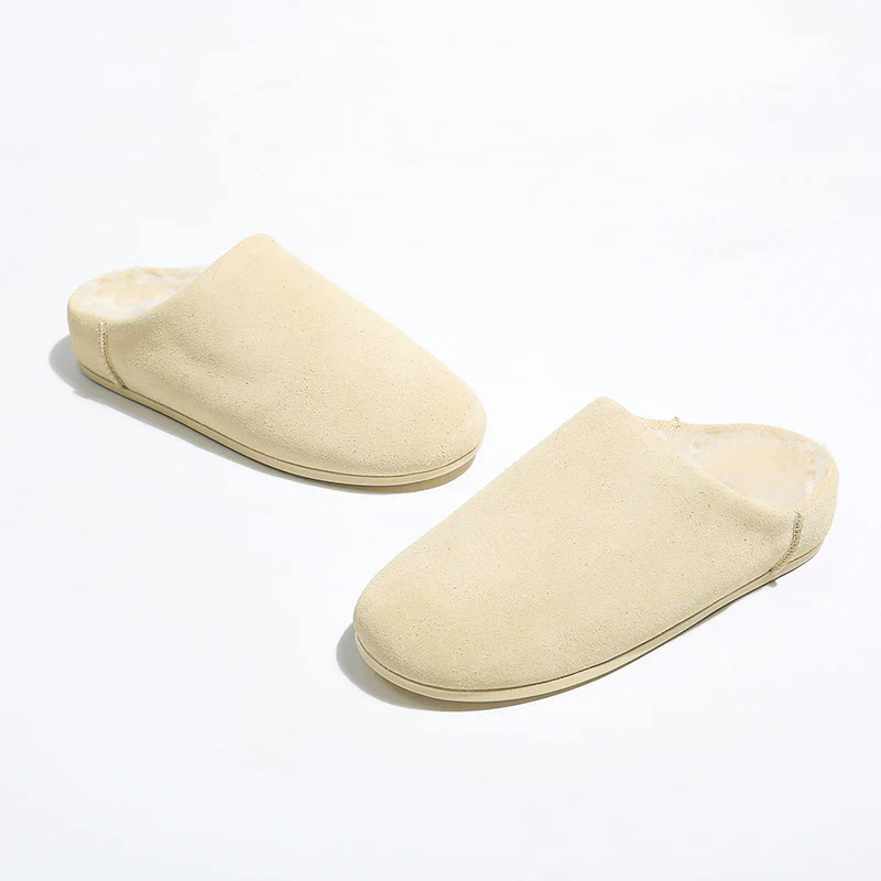 Damen Hausschuhe mit weichem Velours-Innenfutter und rutschfester Sohle Heidi Mode - Image 7