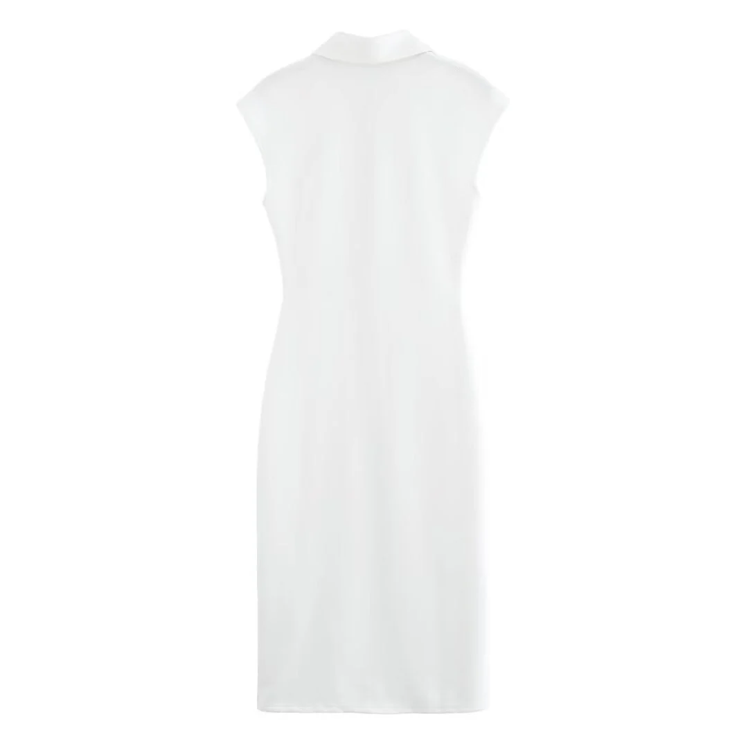 Damen Hemdblusenkleid mit Edlen Knopfdetails und Elegantem Schnitt Heidi-Mode - Image 4