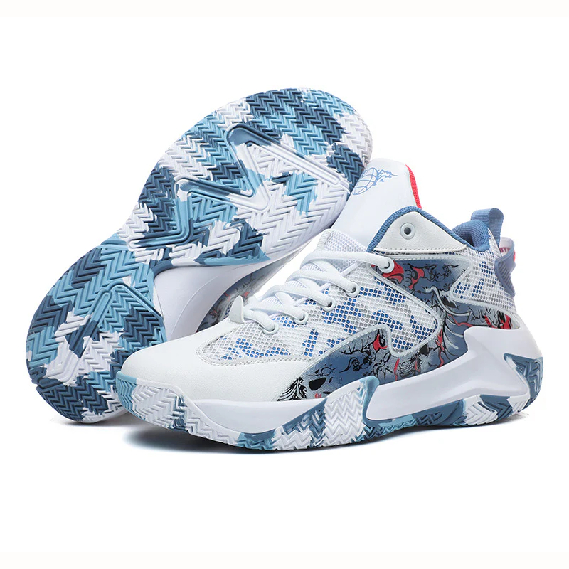Damen High-Top Basketball-Sneaker mit atmungsaktiver Struktur und rutschfester Sohle Heidi Mode - Image 5