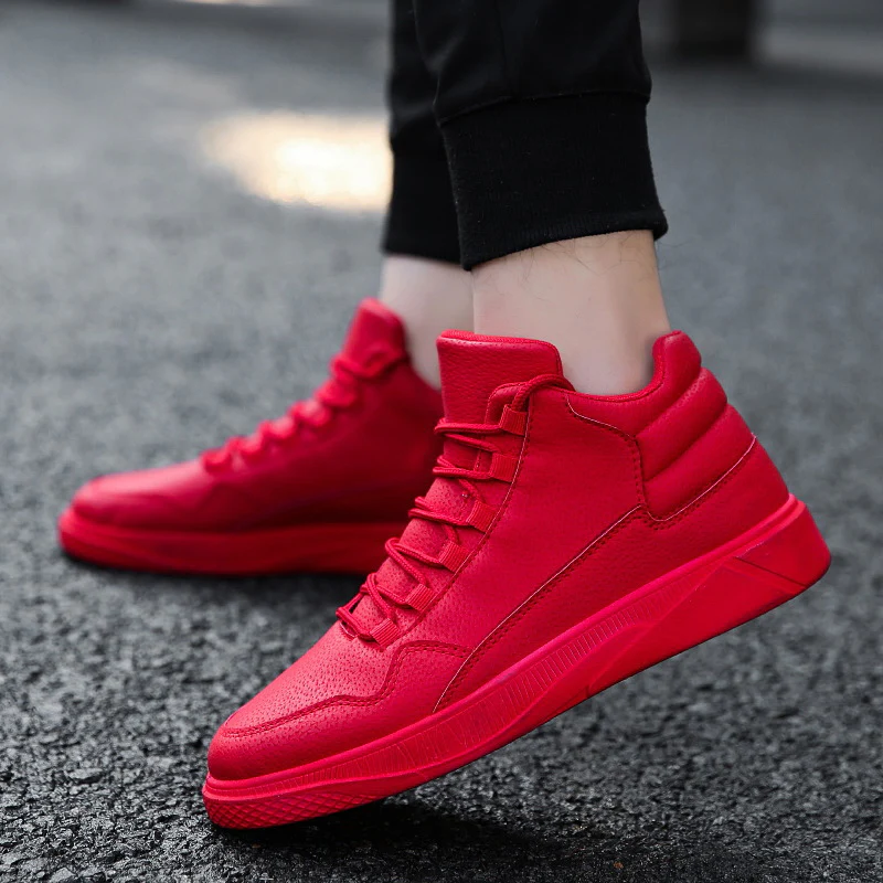 Damen High-Top Sneaker aus hochwertigem Leder mit innovativer Schnürtechnologie Heidi Mode - Image 4