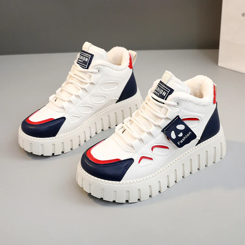 Damen High-Top Sneaker mit bequemer Fütterung und sportlichem Design Heidi Mode - Image 8