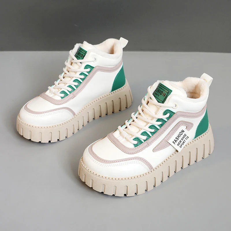 Damen High-Top Sneaker mit dämpfender Sohle und atmungsaktivem Design Heidi Mode - Image 2