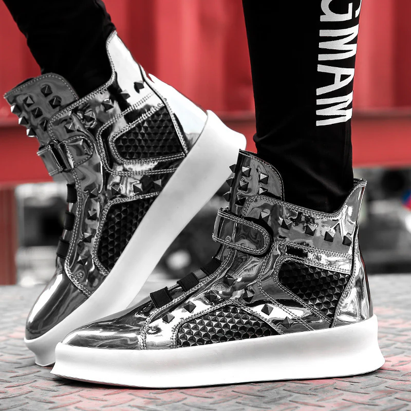 Damen High-Top Sneaker mit einzigartiger Netzstruktur und rutschfester Sohle Heidi Mode - Image 2