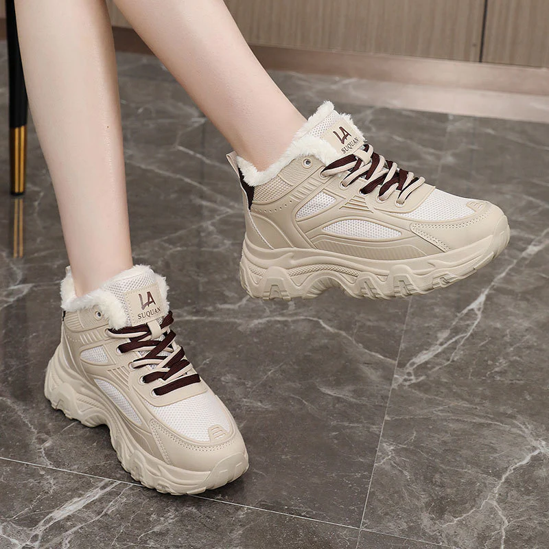 Damen High-Top Sneaker mit isolierendem Innenfutter und rutschfester Sohle Heidi Mode - Image 4