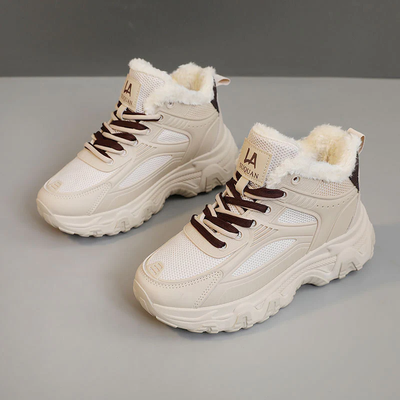 Damen High-Top Sneaker mit isolierendem Innenfutter und rutschfester Sohle Heidi Mode - Image 6