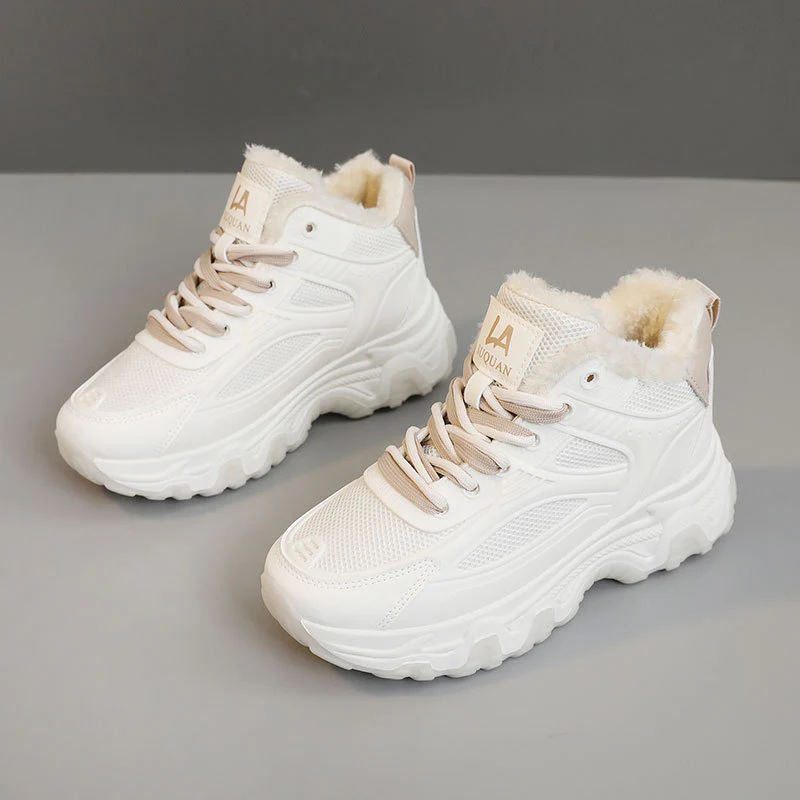 Damen High-Top Sneaker mit isolierendem Innenfutter und rutschfester Sohle Heidi Mode - Image 7