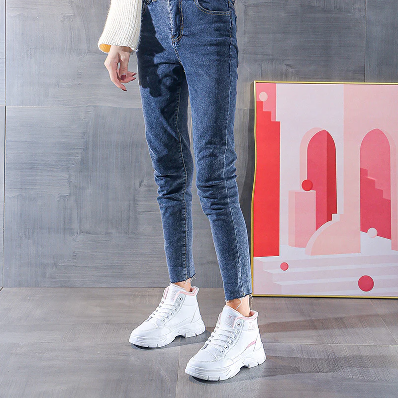 Damen High-Top Sneaker mit kuscheligem Innenfutter Heidi Mode - Image 3