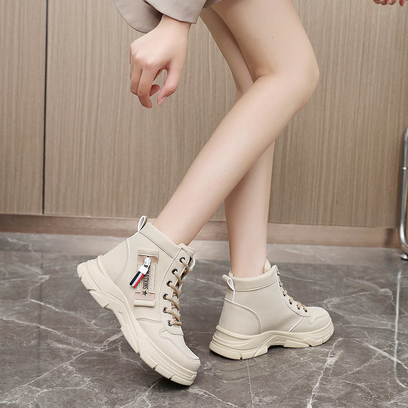 Damen High-Top Sneakers mit dämpfender Sohle und trendigem Design Heidi Mode - Image 3