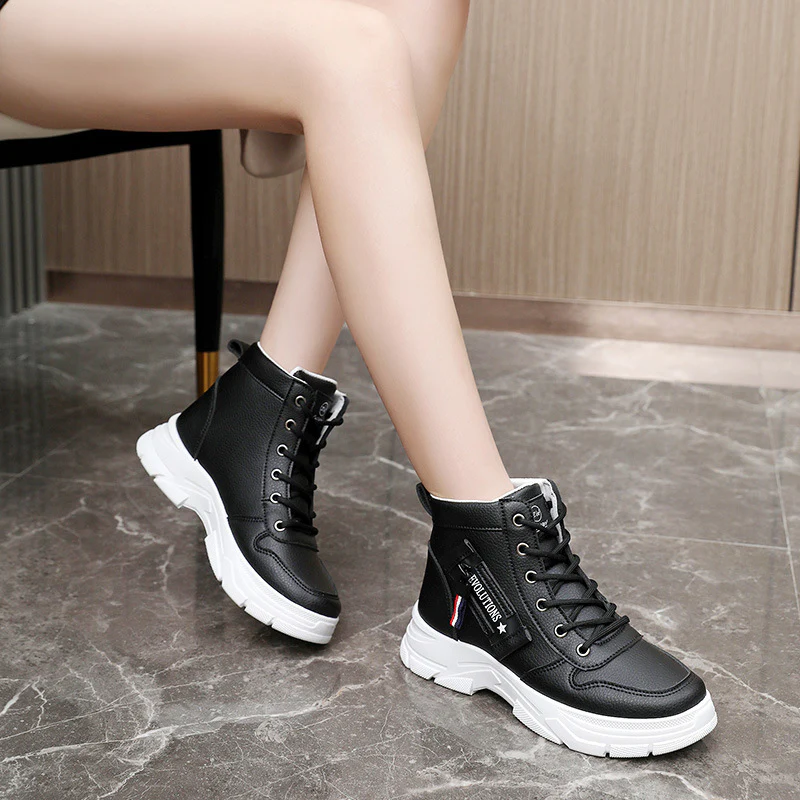 Damen High-Top Sneakers mit dämpfender Sohle und trendigem Design Heidi Mode - Image 4