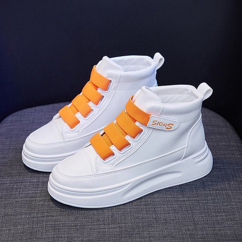 Damen High-Top Sneakers mit elastischem Klettverschluss und dämpfender Sohle Heidi Mode - Image 7