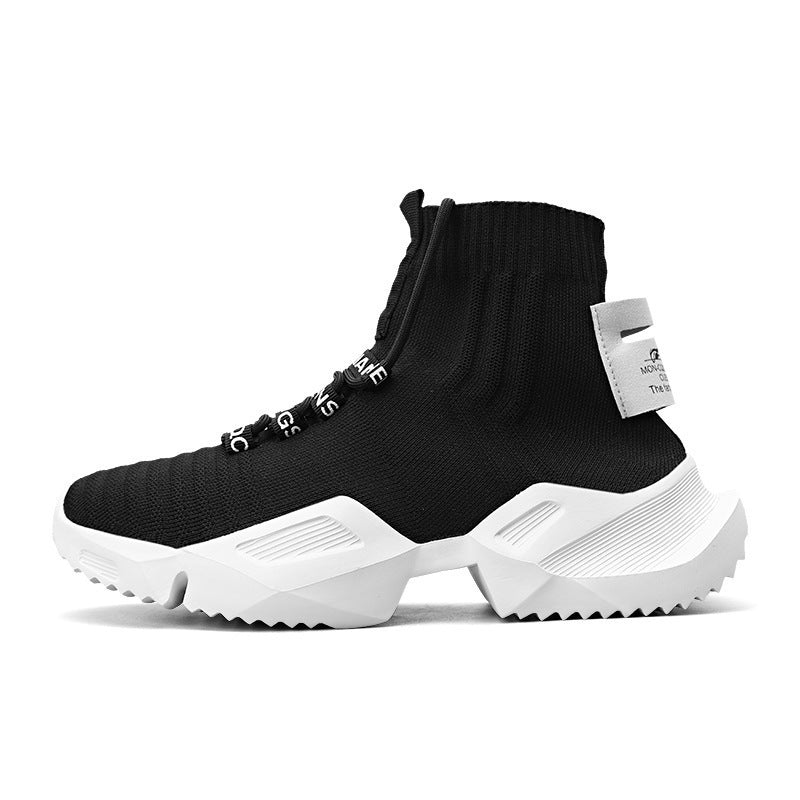 Damen High-Top Sneakers mit elastischem Strick und stylishem Design Heidi Mode - Image 5