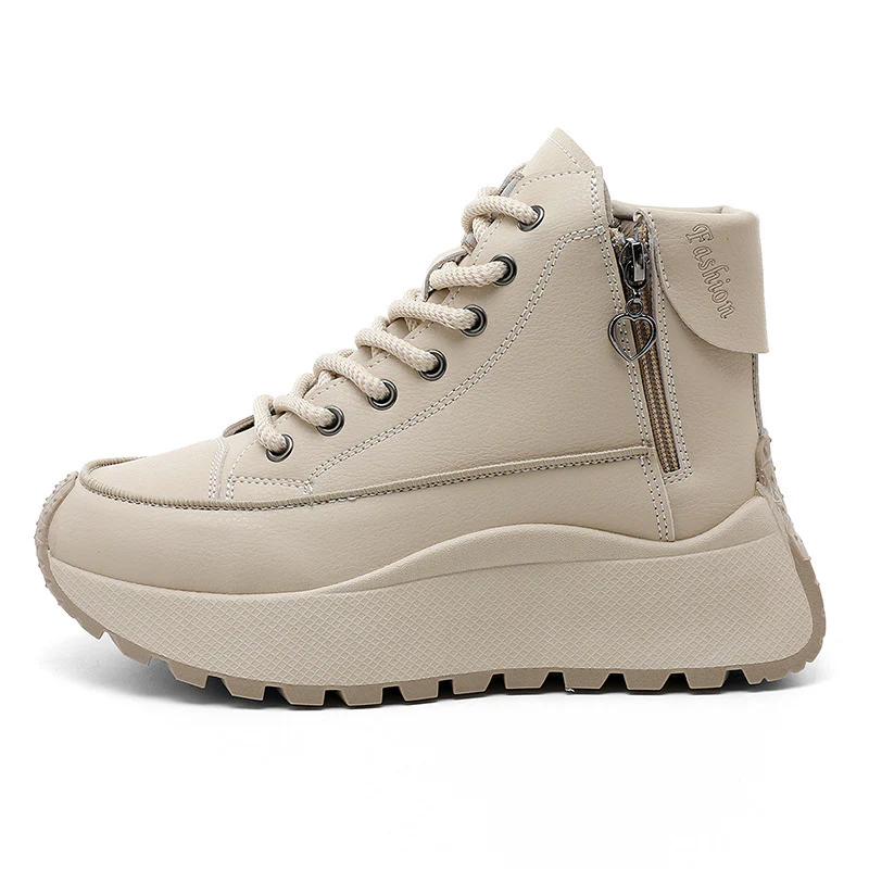 Damen High-Top Sneakers mit elegantem Reißverschluss und dämpfender Laufsohle Heidi Mode - Image 7