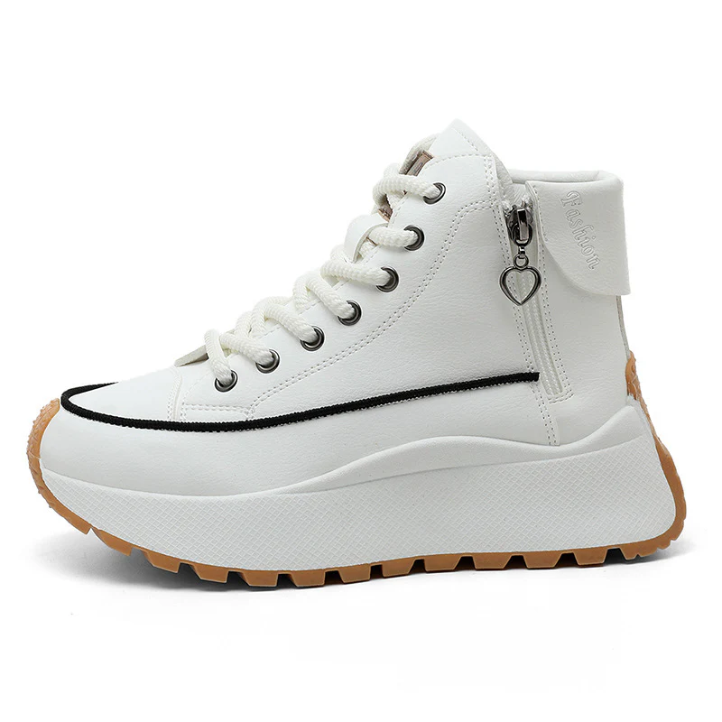 Damen High-Top Sneakers mit elegantem Reißverschluss und dämpfender Laufsohle Heidi Mode - Image 8