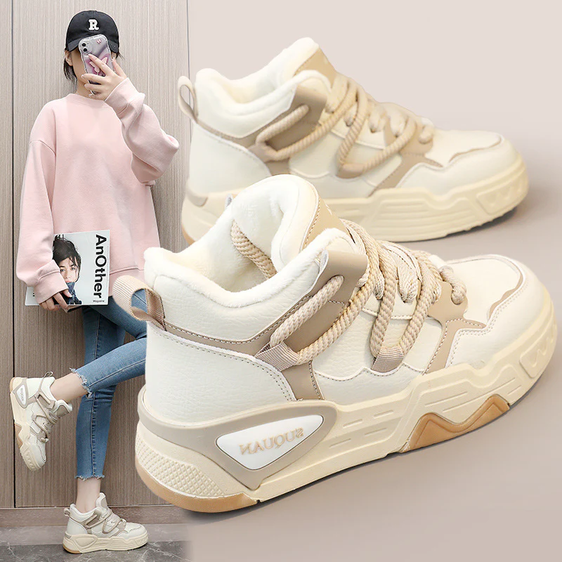 Damen High-Top Sneakers mit ergonomischem Dämpfungssystem und modischem Design Heidi Mode