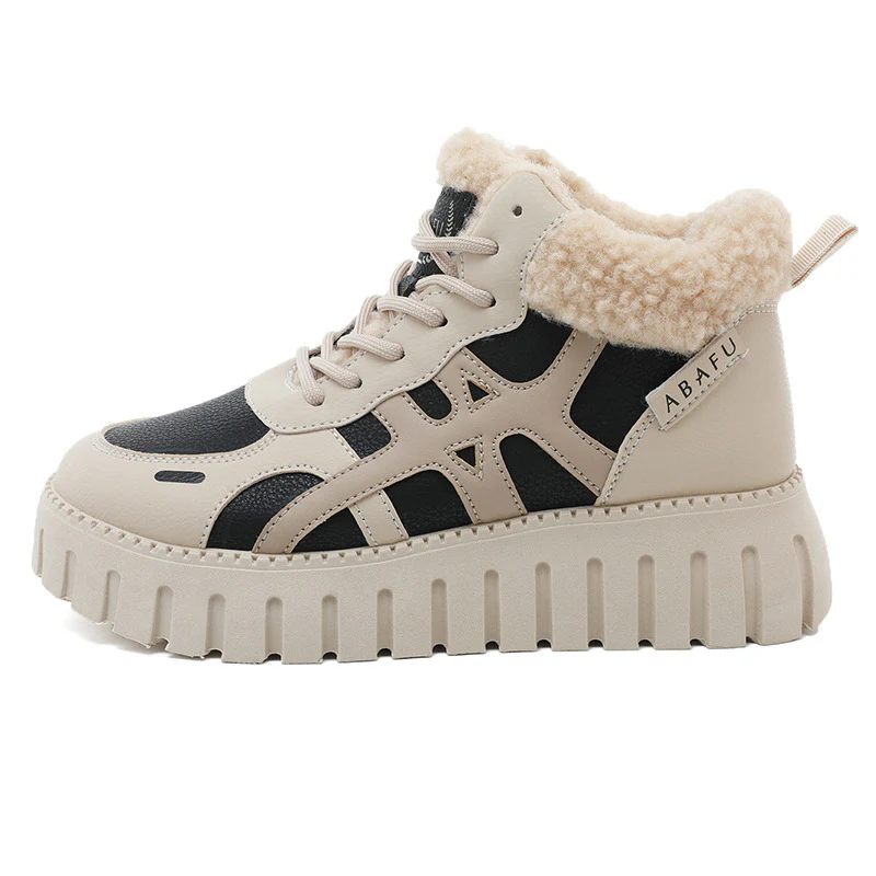 Damen High-Top Sneakers mit flauschigem Innenfutter Heidi Mode - Image 6