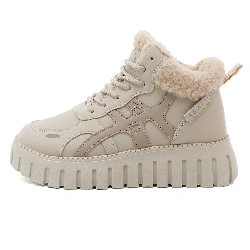 Damen High-Top Sneakers mit flauschigem Innenfutter Heidi Mode - Image 7